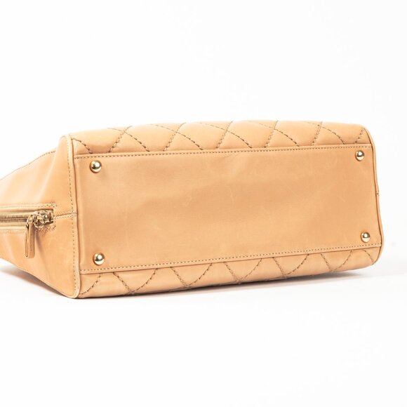 Chanel Wild Stitch Sand CC Quilted Leather Tote - Picture 5 of 14